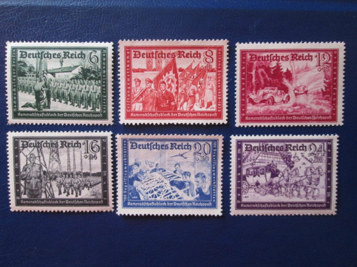 TIMBRE GERMANIA SERIE= MH