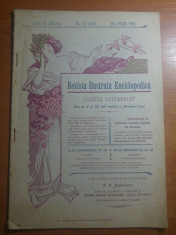 revista ilustrata enciclopedica 20 iulie 1900- slobozia galbenu,jud. rm sarat foto