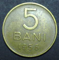 5 bani 1956 4 aUNC foto