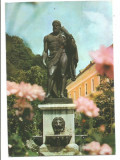 @carte postala(ilustrata)-BAILE HERCULANE-Statiua lui Hercule, Circulata, Printata