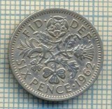 9914 MONEDA -MAREA BRITANIE - SIX PENCE -anul 1962 -starea care se vede