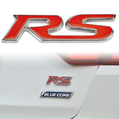 2 x Emblema pentru masina auto pentru RS audi metal adeziv inclus foto
