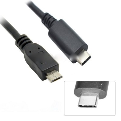 Cablu type-c tata la micro usb tata foto