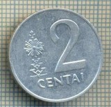 10023 MONEDA - LITUANIA - 2 CENTAI -anul 1991 -starea care se vede, Europa