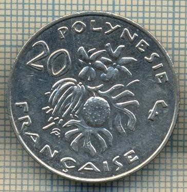 9932 MONEDA - POLYNEZIA FRANCEZA - 20 FRANCS -anul 2007 -starea care se vede foto