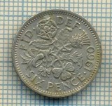 9920 MONEDA -MAREA BRITANIE - SIX PENCE -anul 1960 -starea care se vede, Europa