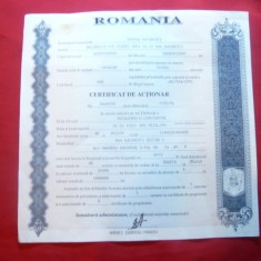 Certificat de Actionar 1996 Aversa Bucuresti