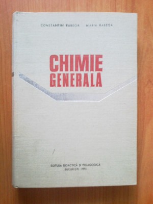 n8 Chimie Generala - Constantin Rabega, Maria Rabega foto