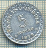 10028 MONEDA - INDONESIA - 5 RUPIAH -anul 1979 -starea care se vede