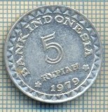 10028 MONEDA - INDONESIA - 5 RUPIAH -anul 1979 -starea care se vede, Europa