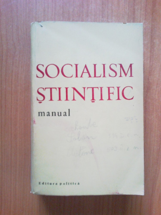 n7 Socialism Stiintific - manual - Colectiv