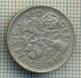 9922 MONEDA -MAREA BRITANIE - SIX PENCE -anul 1957 -starea care se vede, Europa