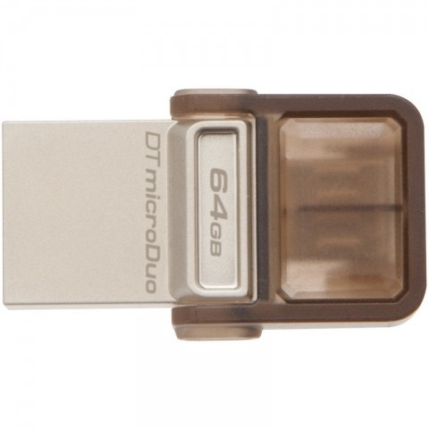 Stick Memorie USB Kingston DataTraveler microDuo 64GB maro foto mare Stick Memorie USB Kingston DataTraveler microDuo 64GB maro foto mare