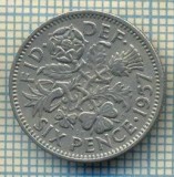 9917 MONEDA -MAREA BRITANIE - SIX PENCE -anul 1957 -starea care se vede, Europa