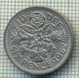 9902 MONEDA -MAREA BRITANIE - SIX PENCE -anul 1962 -starea care se vede
