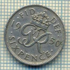 9905 MONEDA -MAREA BRITANIE - SIX PENCE -anul 1950 -starea care se vede