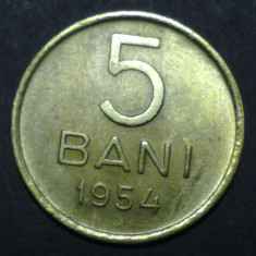 5 bani 1954 3 aUNC foto