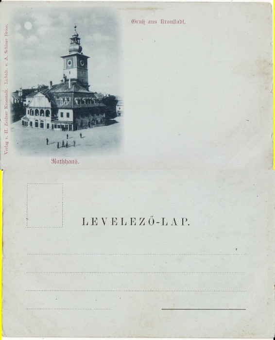 Brasov, Kronstadt - Sfatul- clasica, rara