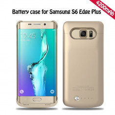 Baterie externa power case 4200 mah Samsung Galaxy S6 EDGE PLUS foto