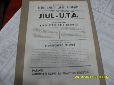 program Jiul - UTA foto