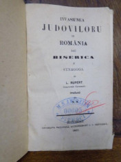 JIDOVUL RATACITOR de EUGEN DE SUE, TRADUS DE IOSIF ARHIDIACONUL, VOL. V, BUCURESTI, 1857 foto