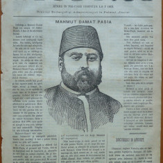 Ziarul Resboiul , nr. 20 , 1877 , gravura ; Mahmut Damat Pasa