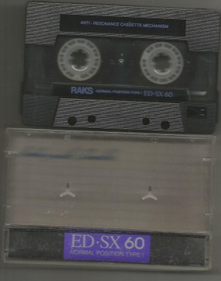 A(01) Caseta audio-RAKS-ED-SX 60 foto