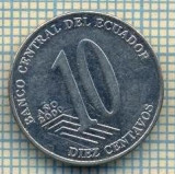 10082 MONEDA - ECUADOR - 10 CENTAVOS -anul 2000 -starea care se vede