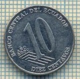 10082 MONEDA - ECUADOR - 10 CENTAVOS -anul 2000 -starea care se vede