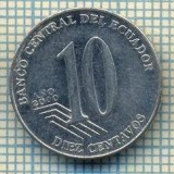 10080 MONEDA - ECUADOR - 10 CENTAVOS -anul 2000 -starea care se vede, America Centrala si de Sud