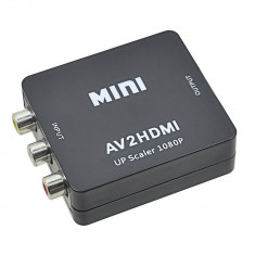 Convertor AV la HDMI / RCA la HDMI foto