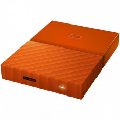 HDD extern WD My Passport Ultra NEW 1TB, 2.5&amp;quot;, USB 3.0, Portocaliu foto