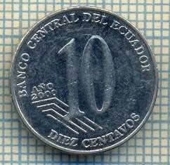 10083 MONEDA - ECUADOR - 10 CENTAVOS -anul 2000 -starea care se vede