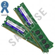 KIT Memorie Dual Channel 2 x 1GB ADATA DDR2 800MHz..GARANTIE 2 ANI !!! foto