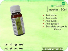 Insecticid universal anti insectelor taratoare si zburatoare - Insektum 50 ml foto