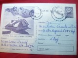 Carte Postala ilustrata circulat- Cabana Balea Lac- Muntii Fagaras 134/1965, Circulata, Printata