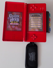 Guitar Hero on tour Decades pachet complet Nintendo DS si adaptor DSi foto