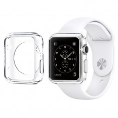 Carcasa Apple Watch - Husa Spigen Liquid Crystal 38mm Transparent, protectie foto