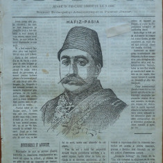 Ziarul Resboiul , nr. 27 , 1877 , gravura ; Hafiz Pasa