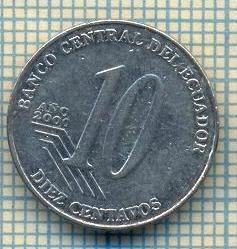10081 MONEDA - ECUADOR - 10 CENTAVOS -anul 2000 -starea care se vede foto