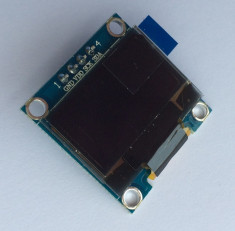 Display 0.96&amp;quot; OLED 128x64 IIC I2C Arduino ( ALBASTRU - BLUE ) foto