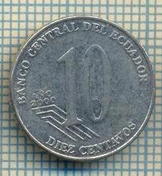 10084 MONEDA - ECUADOR - 10 CENTAVOS -anul 2000 -starea care se vede foto