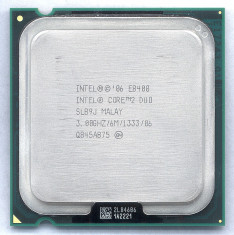 Procesoare Intel Core 2 Duo E8400, 3.0ghz, FSB 1333, 6mb cache, LGA775, bulk foto