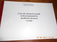Curs de anestezie locala si locoregionala in medicina dentara foto