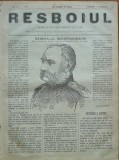 Cumpara ieftin Ziarul Resboiul , nr. 21 , 1877 , gravura ; General Necopoicinschi