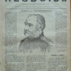 Ziarul Resboiul , nr. 21 , 1877 , gravura ; General Necopoicinschi