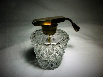 Parfumiera cristal Art Deco, colectie, cadou, vintage foto