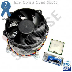 Procesor Intel Core2Quad Q9650 3GHz 12MB FSB 1333MHz+Cooler 92mm PWM +Plic pasta foto