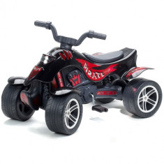 Atv cu Pedale Quad Pirate Negru foto