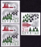 Europa-cept 1986 - Suedia 3v.neuzat,perfecta stare(z), Nestampilat